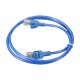 0.75m Blue Cat5 RJ45 Ethernet LAN Networking Cable 0.75m Blue Cat5 RJ45 Ethernet LAN Networking Cable