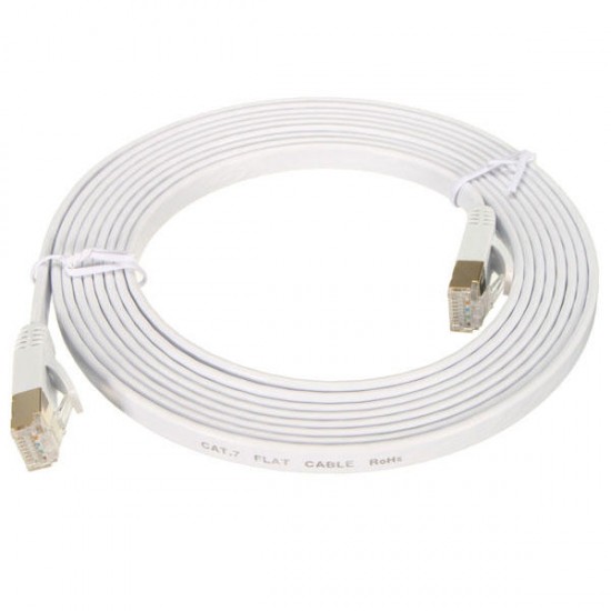 10 Gigabit Cat 7 Flat Ethernet Patch Network LAN Cable 600Mhz RJ45 Modem Router 10 Gigabit Cat 7 Flat Ethernet Patch Network LAN Cable 600Mhz RJ45 Modem Router