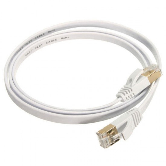 10 Gigabit Cat 7 Flat Ethernet Patch Network LAN Cable 600Mhz RJ45 Modem Router 10 Gigabit Cat 7 Flat Ethernet Patch Network LAN Cable 600Mhz RJ45 Modem Router