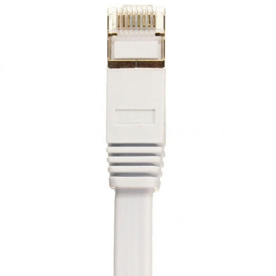 10 Gigabit Cat 7 Flat Ethernet Patch Network LAN Cable 600Mhz RJ45 Modem Router