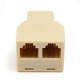 10 pcs 1 to 2 Female RJ11 Telephone Phone Jack Line Y Splitter Adapter Connector 10 pcs 1 to 2 Female RJ11 Telephone Phone Jack Line Y Splitter Adapter Connector