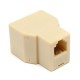 10 pcs 1 to 2 Female RJ11 Telephone Phone Jack Line Y Splitter Adapter Connector 10 pcs 1 to 2 Female RJ11 Telephone Phone Jack Line Y Splitter Adapter Connector