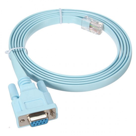 1.8M RJ45 Plug to DB9 D-SUB VGA 9 Pin Male Cable Adapter Converter Connector 1.8M RJ45 Plug to DB9 D-SUB VGA 9 Pin Male Cable Adapter Converter Connector