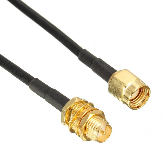 20CM/ 1M/ 5M/ 10M RP-SMA Male to Female Wireless Antenna Extension Cable