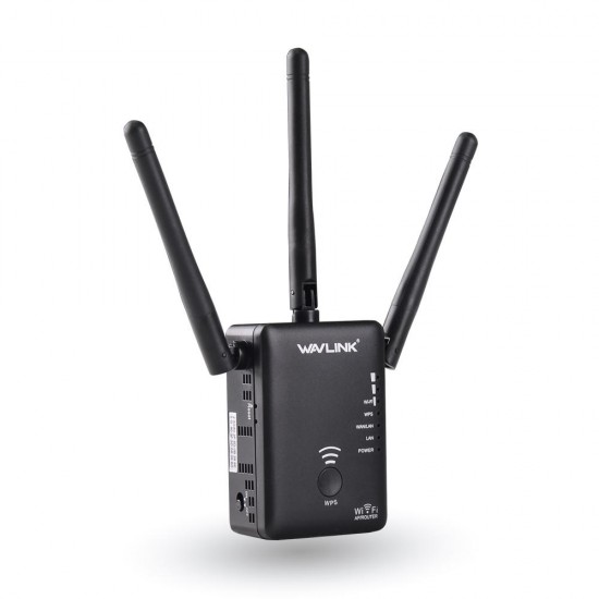 Wavlink 750Mbps 5GHz 2.4GHz Wireless Wifi Extender Repeater Router With 3 External Antennas