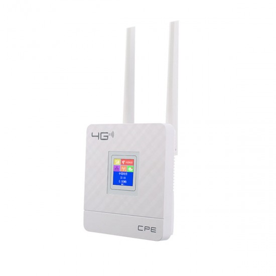 2.4G 4G LTE Wifi Router CPE Router Support for 20 Users with SIM Card Slot Wirelss Wired Router