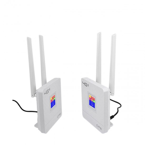 2.4G 4G LTE Wifi Router CPE Router Support for 20 Users with SIM Card Slot Wirelss Wired Router