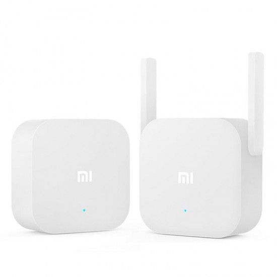 Original Xiaomi 2.4Ghz 300Mbps Dual Antenna Wireless PowerLine Ethernet Adapter Homeplug