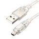 1.2M 4FT High Speed USB 2.0 Male to 4 Pin IEEE 1394 Cable Lead Extension Adapter Converter