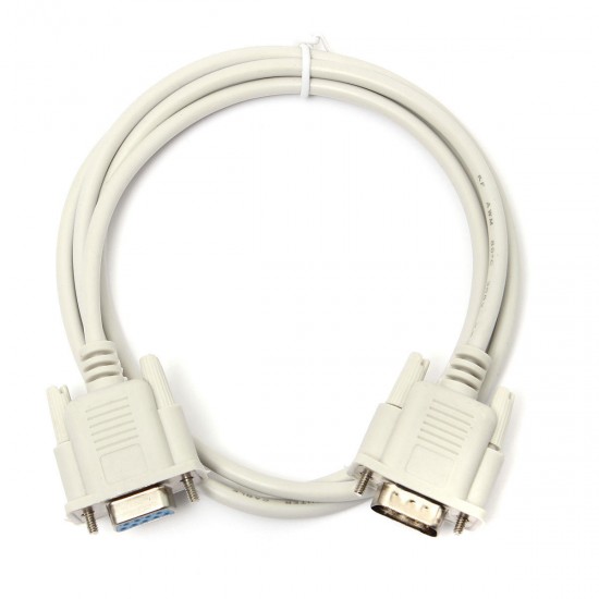1.5M 9 Pin RS232 Serial DB9 Male to Female Data Cable 1.5M 9 Pin RS232 Serial DB9 Male to Female Data Cable