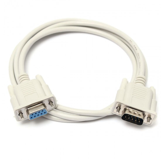 1.5M 9 Pin RS232 Serial DB9 Male to Female Data Cable