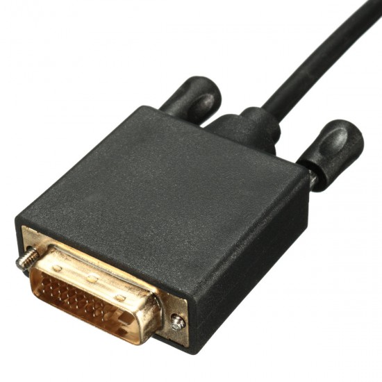 1.8M Display Port to 24 + 1 pin DVI Male Video Adapter Cable