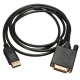 1.8M Display Port to 24 + 1 pin DVI Male Video Adapter Cable