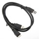 1M USB 3.0 A Male to Micro B Power Extension Y Cable for HDD PC