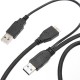1M USB 3.0 A Male to Micro B Power Extension Y Cable for HDD PC 1M USB 3.0 A Male to Micro B Power Extension Y Cable for HDD PC
