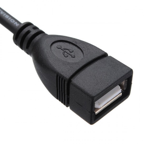 1PCS USB A female to USB A Male Right Angle Connector Cable F/M