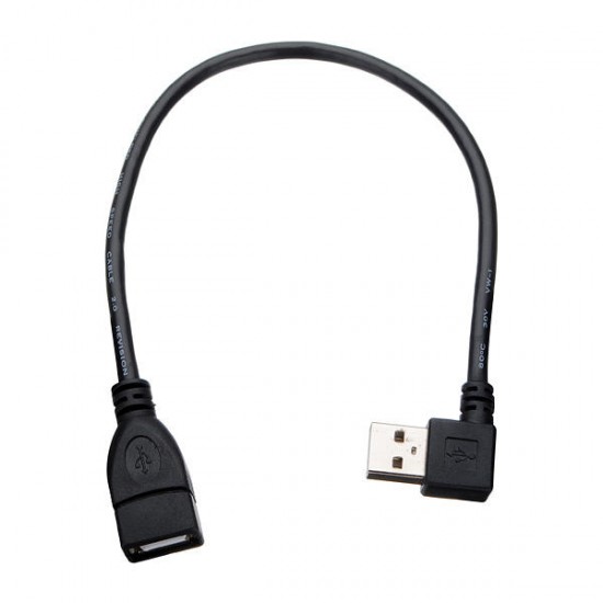 1PCS USB A female to USB A Male Right Angle Connector Cable F/M 1PCS USB A female to USB A Male Right Angle Connector Cable F/M