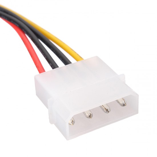 1x SATA 15 Pin Female to Molex IDE 4 Pin Male Power Cable