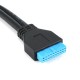 20 Pin to Double USB 3.0 Data Cable for PC 20 Pin to Double USB 3.0 Data Cable for PC