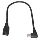 24cm 90° Mini USB Male To Mini USB Female Extension Cable