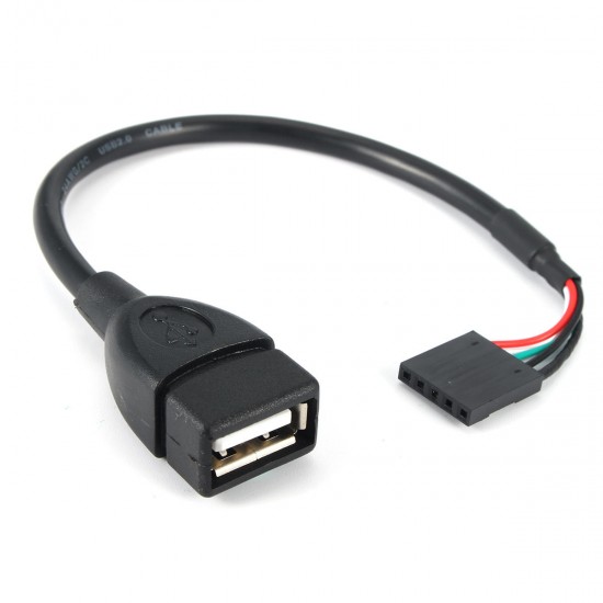 5Pin Motherboard to USB 2.0 Adapter Mainboard Cable