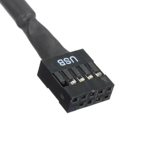 USB 2.0 9pin Female to 20pin Male Motherboard Cable USB Adapter Cable