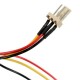 3 Pins Built-in Fan Extension Cord Power Adapter Cable Lead Wire For PC