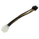 PCI-E 6 Pins to PCI-E 8 Pins Power Adapter Cable Lead Wire For PC