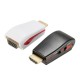 1080P HD Multimedia Interface Male to VGA Female Video Converter Adapter with USB Power Audio Cable