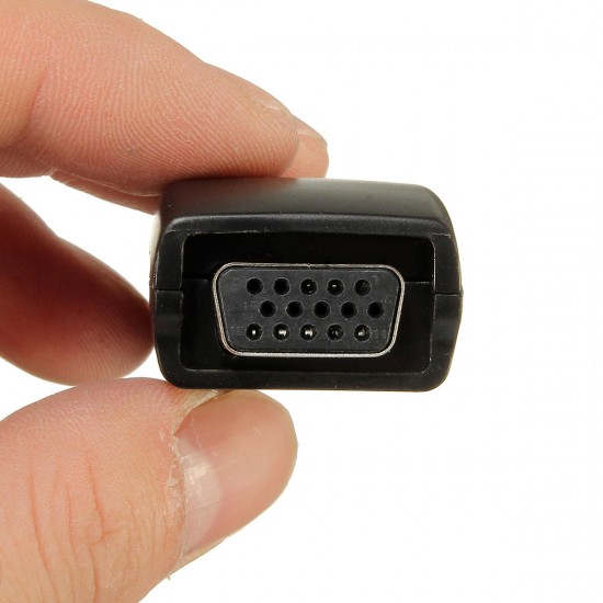 1080P HD Multimedia Interface Male to VGA Female Video Converter Adapter with USB Power Audio Cable 1080P HD Multimedia Interface Male to VGA Female Video Converter Adapter with USB Power Audio Cable