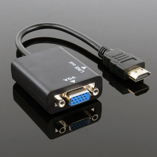 1080P High-Definition Multimedia Interface to VGA Adapter Digital to Analog Convertor Video Cable for XBOX PS3 HDTV PC 1080P High-Definition Multimedia Interface to VGA Adapter Digital to Analog Convertor Video Cable for XBOX PS3 HDTV PC