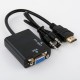 1080P High-Definition Multimedia Interface to VGA Adapter Digital to Analog Convertor Video Cable for XBOX PS3 HDTV PC 1080P High-Definition Multimedia Interface to VGA Adapter Digital to Analog Convertor Video Cable for XBOX PS3 HDTV PC