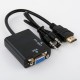 1080P High-Definition Multimedia Interface to VGA Adapter Digital to Analog Convertor Video Cable for XBOX PS3 HDTV PC