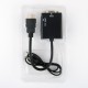 1080P High-Definition Multimedia Interface to VGA Adapter Digital to Analog Convertor Video Cable for XBOX PS3 HDTV PC 1080P High-Definition Multimedia Interface to VGA Adapter Digital to Analog Convertor Video Cable for XBOX PS3 HDTV PC