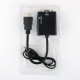 1080P High-Definition Multimedia Interface to VGA Adapter Digital to Analog Convertor Video Cable for XBOX PS3 HDTV PC