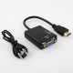 1080P High-Definition Multimedia Interface to VGA Adapter Digital to Analog Convertor Video Cable for XBOX PS3 HDTV PC