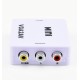 1080P Mini VGA to AV RCA Converter VGA2AV/CVBS Adapter for PC to HD TV Converter SXGA Video Cable 1080P Mini VGA to AV RCA Converter VGA2AV/CVBS Adapter for PC to HD TV Converter SXGA Video Cable