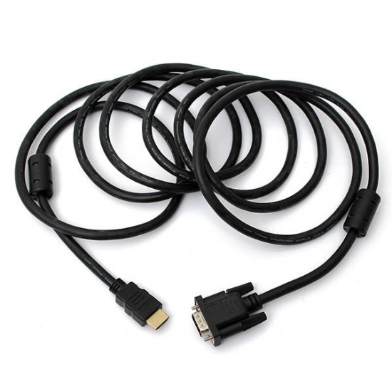 10ft 3M High Definition Multimedia Interface Male to VGA Male Adapter Cable Converter For PC HDTV 10ft 3M High Definition Multimedia Interface Male to VGA Male Adapter Cable Converter For PC HDTV