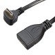 15cm 90 Degree Mini High Definition Multimedia Interface Male to Female Cable Support 3D