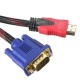 1.5m 1080P High Definition Male to VGA Male Video AV Converter Adapter Cable for DVD HDTV PC