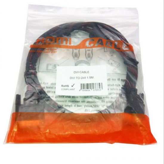 1.5m DVI TO DVI Twisted Paired Connector Cable Video Cable 1.5m DVI TO DVI Twisted Paired Connector Cable Video Cable