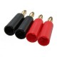 4Pcs B3 4mm Wire Music Speaker Cable Banana Plug Connector