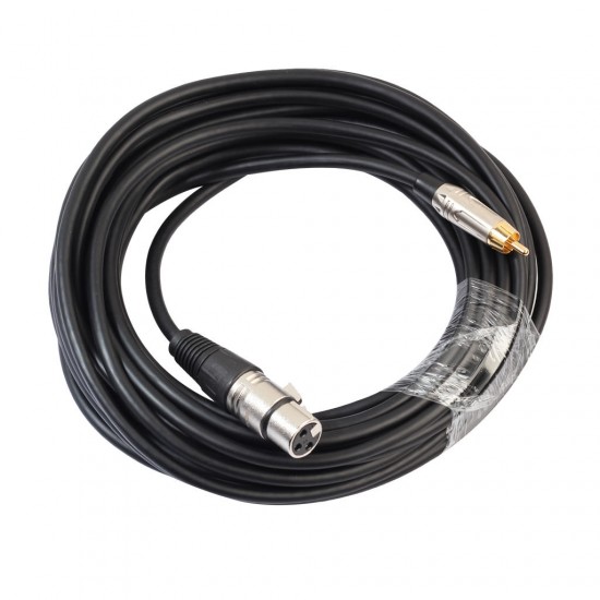 1/ 1.8/ 3M REXLIS TR042WF RCA Male to Canon Microphone Mixer Data Extension Cable