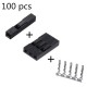 100 PCS 1P+ 3P Dupont Jumper Wire Housing + Female Pin Connector 2.54mm Interval 100 PCS 1P+ 3P Dupont Jumper Wire Housing + Female Pin Connector 2.54mm Interval