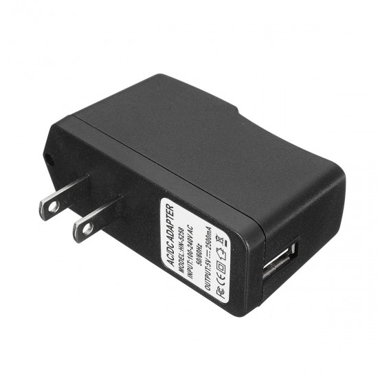 5V 2.5A Raspberry pi AC 100-240V DC US Plug USB Power Supply Adapter Charger
