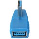 90 Degree Right Angled USB 3.0 Male to USB 3.0 Female Adapter Converter USB Connector