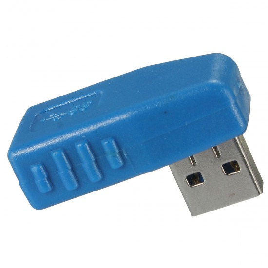 90 Degree Right Angled USB 3.0 Male to USB 3.0 Female Adapter Converter USB Connector