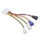 10cm Large 4 Pin IDE to 5V 12V 3 Pin CPU Cooling Fan Power Adapter Cable for Water Pump 10cm Large 4 Pin IDE to 5V 12V 3 Pin CPU Cooling Fan Power Adapter Cable for Water Pump
