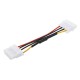 11cm Large 4 Pin IDE Male to Female Chassis Cooling Fan Speed Reduction Cable Fan Speed Down Line