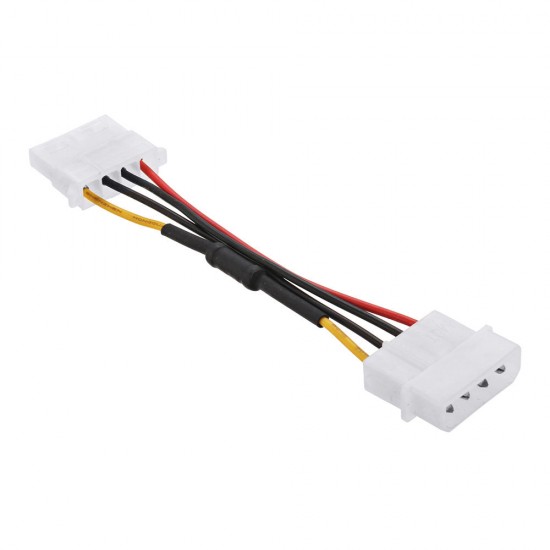 11cm Large 4 Pin IDE Male to Female Chassis Cooling Fan Speed Reduction Cable Fan Speed Down Line